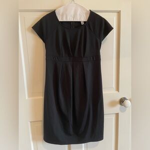 Maternity Liz Lange for Target Elegant Black Midi Dress